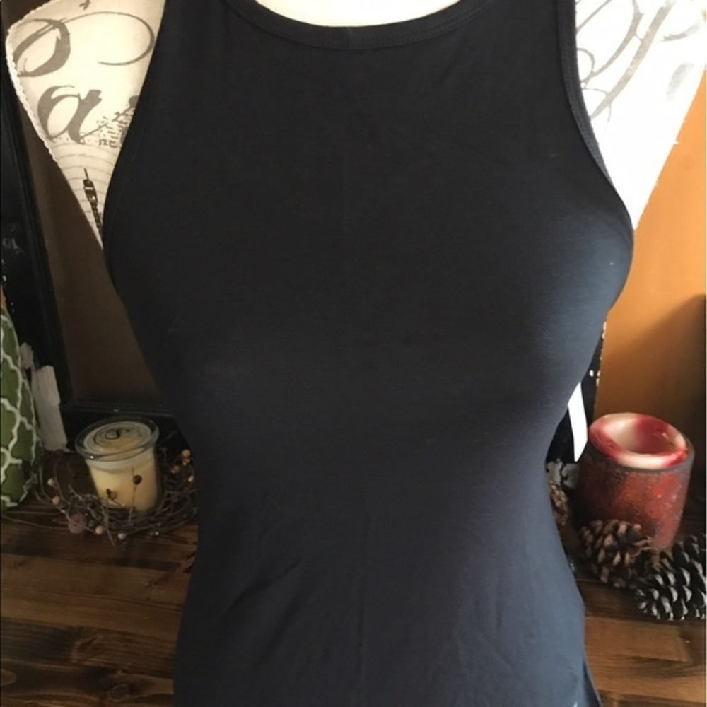 NWT Abercrombie & Fitch Black Active Tunic Tank XS